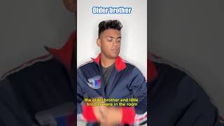 Older brother told lil bro it’s time to start swearing…😂💀 #comedy