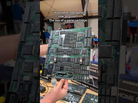 So that's why they look so good #arcade #retrogaming #retrotech #mame