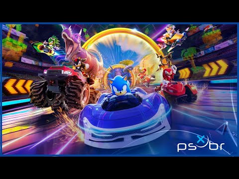 Sonic Racing: CrossWorlds (PS5, Beta) - Gameplay - Duas Corridas com Shadow