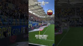 Doping kibiców Arki Gdynia na meczu z ŁKS-em Łódź 06.09.2026