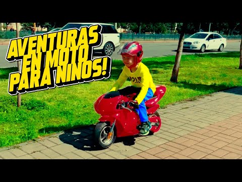 Den va a la tienda en Motocicleta! | Aventuras en Moto para Niños!