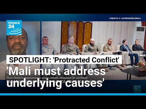 YouTube video thumbnail: 'Over-Dependence on Military Solutions: Mali Struggling in Its Effort to Regain Peace And Security'