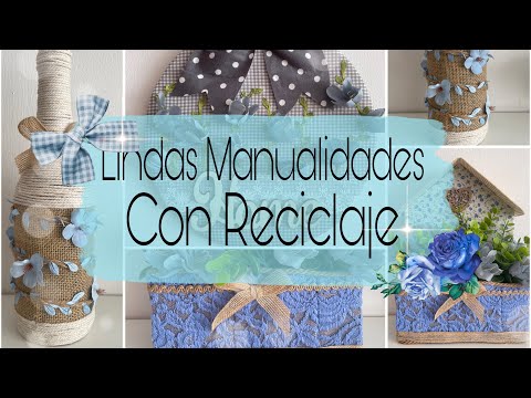 Manualidades Fáciles Para Decorar Tu HOGAR Con Material Reciclado! Lindas IDEAS / Artesanato