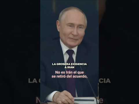 Acuerdo nuclear: Putin critica salida de EE.UU. y exigencias a Irán#putin #rusia #presidente #irán