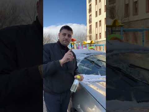 Arabana kışın bunu yap? Araba cam buzlanması?