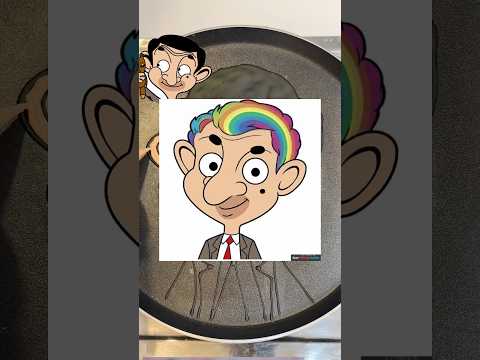 Mr . Bean pancake Art!!