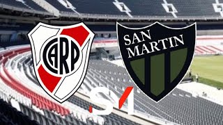 🔴 RIVER PLATE vs SAN MARTÍN SJ EN VIVO ⚽ TORNEO CLAUSURA 2025 - SINTONIA MONUMENTAL