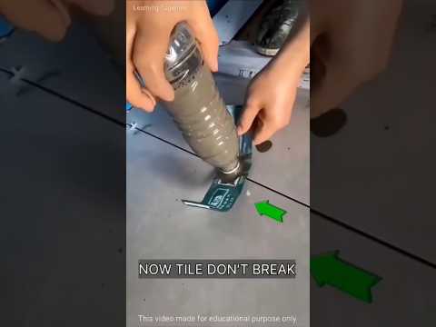 ഈ ഒരു trick ഉപയോഗിച്ചാൽ ഇനി വീട്ടിലെ tile ഒന്നും പൊട്ടി പോകില്ല💯| #tiles #work #cement #shorts #yt