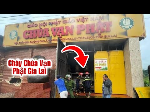 Chấn Động Cháy Chùa Vạn Phật Ở Gia Lai P1