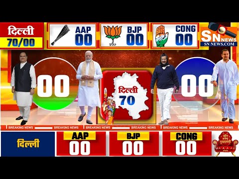 Delhi Assembly Election 2025 Opinion Poll Arvind kejriwal, Modi Rahul Gandhi AAP BJP CONG Triangular