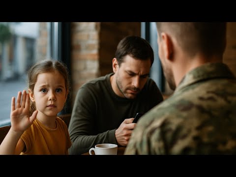 Ein kleines Mädchen sendet heimlich ein Notsignal an ein Café. Ein Soldat sieht es und was tut er?