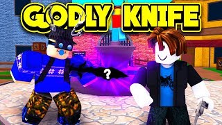 How To Get The New Godly Knife In Murder Mystery 2 Roblox - 