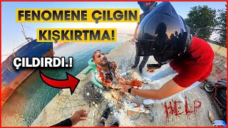FENOMENİ KIŞKIRTTIK, ÇILDIRINCA DENİZE ATTIK!