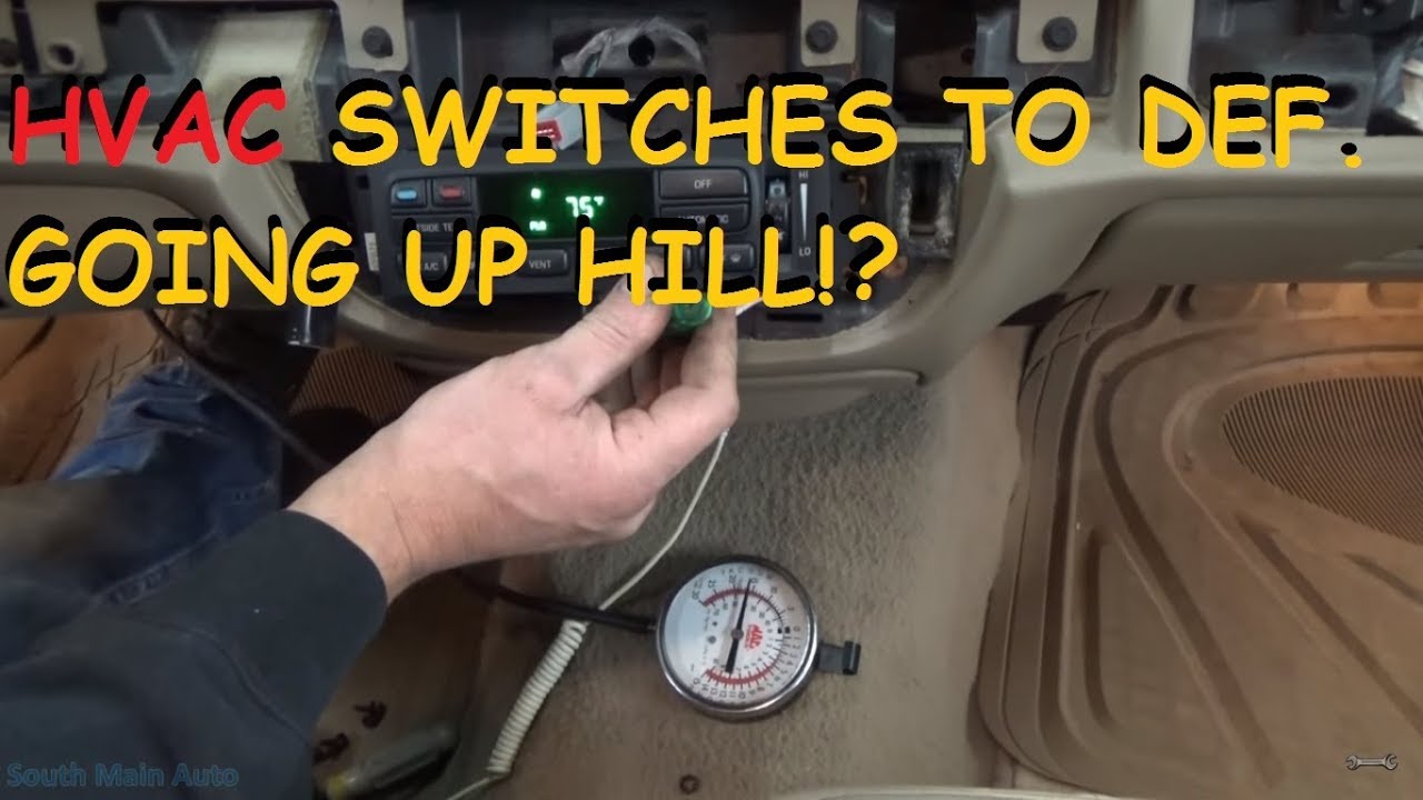 Mercury Grand Marquis - Switches To Defrost When Going Up Hill