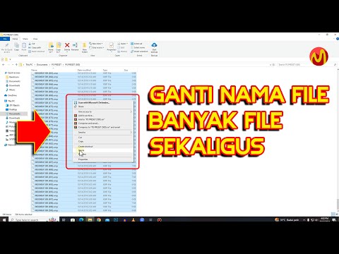 Cara Cepat Mengganti Nama File Dalam Jumlah Banyak di Windows