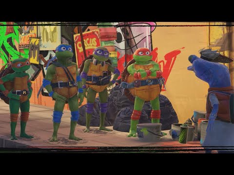 TMNT: Mutants Unleashed - Mondo Wants You to Stop and Appreciate The Graffiti Art (Xbox Gameplay)