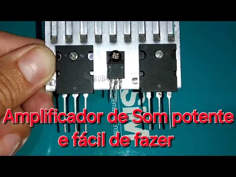 Faça um Amplificador de Som Potente e Barato 👉 100W