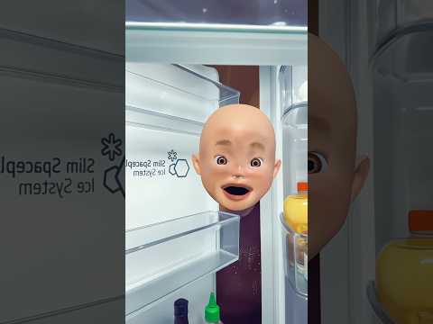She is scared of the fridge! 🤓 #doll #cute #matahari #scary