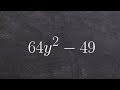 Understanding the Difference of Two Squares