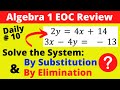 Solving Systems of Equations