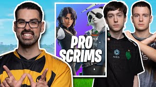 WATCHING NA PRO SCRIMS 🏆 PETERBOT, POLLO, CLIX, AJERSS, COLD 👀