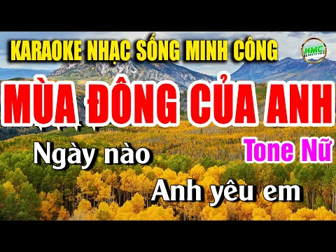 Mùa Đông Của Anh Karaoke Nhạc Sống Tone Nữ Phối Chuẩn Cực Hay Và Dễ Hát | BEAT PHỐI MỚI 2026