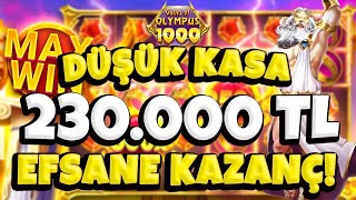 Gates Of Olympus 1000 Türkçe Küçük Kasa  3 000 TLDEN EFSANE COMEBACK  230 000 TL KAZANDIK ! #slot