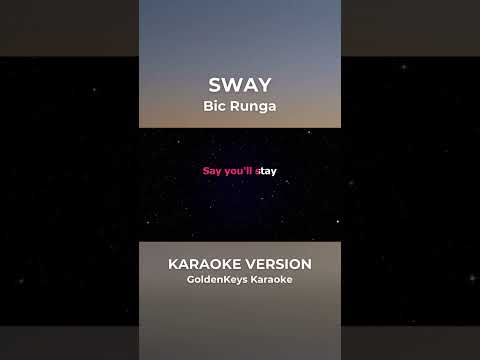 Sway – Bic Runga (Karaoke) #goldenkeyskaraoke #karaoke #sway