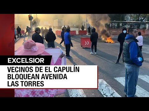 Bloquean calles de Álvaro Obregón, CDMX, por daños del Tren Interurbano