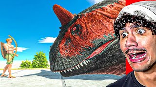 Reagindo a ARQUEIRO contra DINOSSAUROS GIGANTES no ARBS