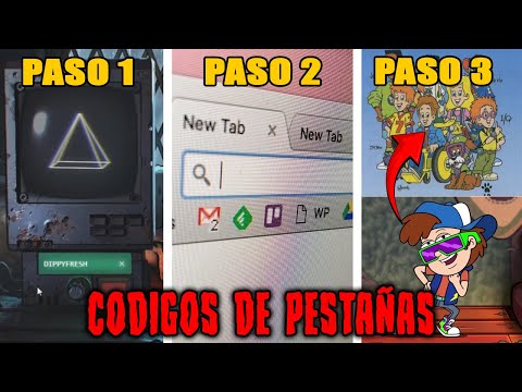 Los EXTRAÑOS CODIGOS de BILL CIPHER (4/6) CODIGOS DE PESTAÑA NUEVA GRAVITY FALLS