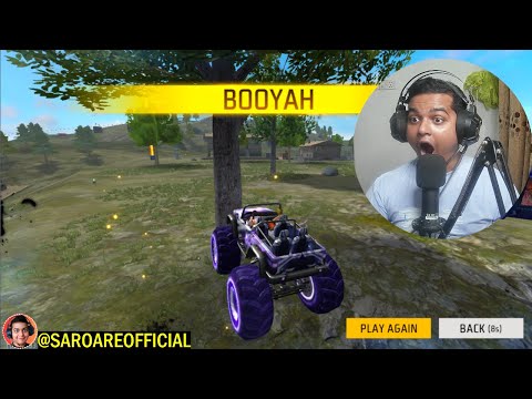 Monster Truck & Long range Gun Booyah | Free Fire With My Facecam PC Gameplay - SAROARE OFFICIAL #93