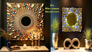 "Beautiful Wall Mirror Decor with Inexpensive Items 💎 | DIY Project" | Fashion Pixies
