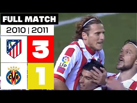 Atlético de Madrid 3 - 1 Villarreal CF | PARTIDO COMPLETO | LALIGA EA SPORTS 2010/11