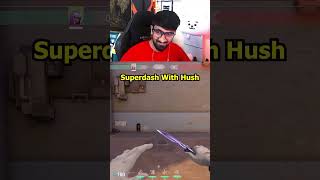 hush superdash tech✨#valorantshorts #valorantclips
