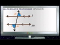 Exploring Alternate Exterior Angles in Geometry