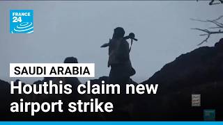 YouTube video thumbnail: Houthis Claim New Attack on Riyadh Airport as Fighting Continues in Yemen