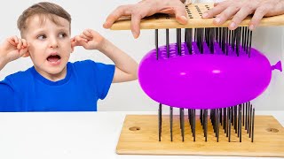Pelajari sains dengan eksperimen meletuskan balon untuk anak-anak