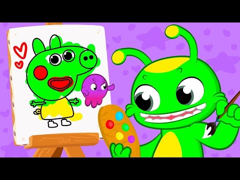 Aprende los Colores 🎨 + Aventuras con Groovy y Tus Personajes Favoritos | Dibujos Infantiles