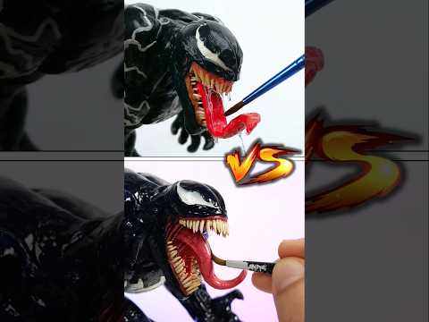VENOM Película VS Videojuego Escultura Plastilina DibujAme Un #Venom #clay #clayart #arte