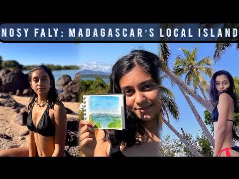 INDIAN Female Travels to OFF BEAT ISLAND of Madagascar: Nosy Faly🏝️🇲🇬