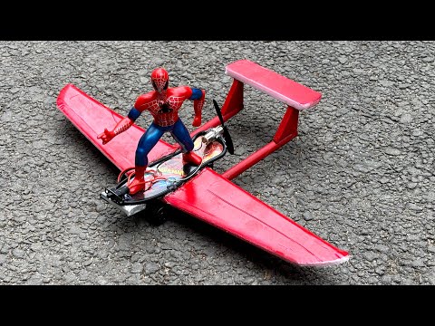 How to make a Airplane - Aeroplane car - Flying Spider-Man - Flying Car