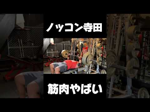 とんでもないパワー！#shorts #ブレイキングダウン #ノッコン寺田 #筋トレ