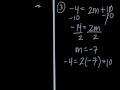Solving Linear Equations Techniques