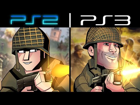 CALL OF DUTY 3 DO PS2 VS DO PS3