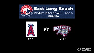 Angels vs Scrappers || Game 13 || 4/19/23 || FULL GAME