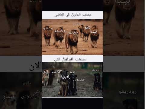 البرازيل بين الماضي والحاضر #كرة_القدم #football