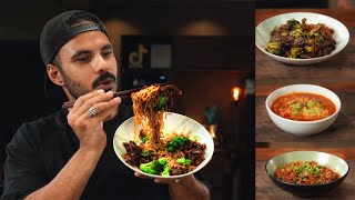 جربت 3 وصفات اندومي غريبة وسهلة!