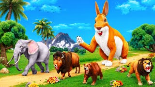 Giant Rabbit’s Wild Animal Attack Ends with a Comedy Twist!