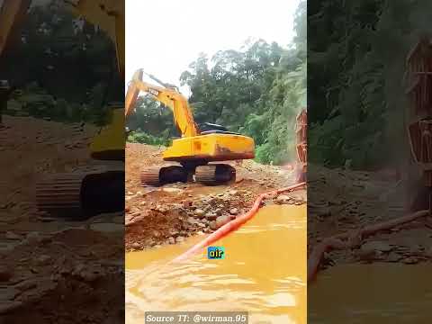 Menambang Emas Dengan Excavator #shorts